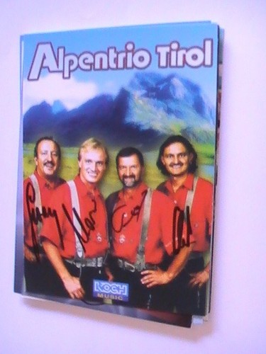 Musik autogramm alpentrio - autogramm,