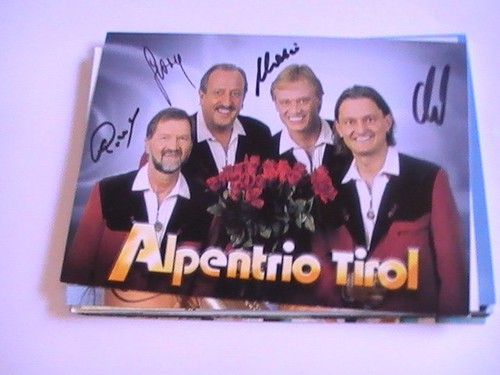 Musik autogramm alpentrio - musik,