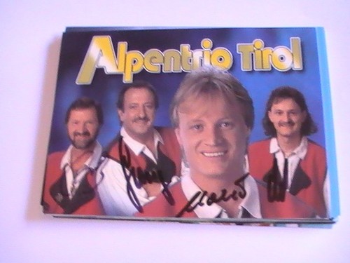 Musik autogramm alpentrio - autogramm,